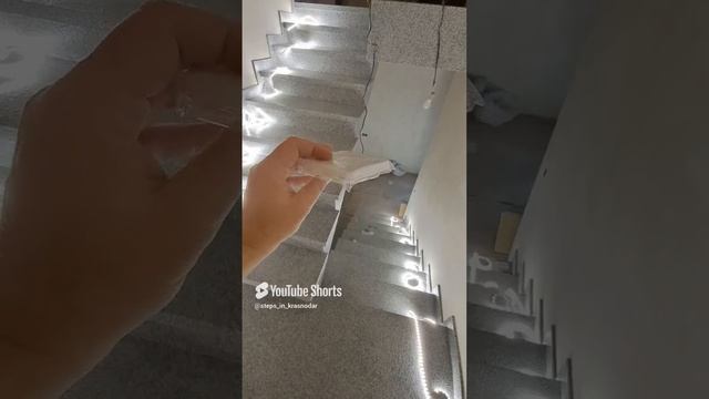 Подсветка лестницы. Классическая. Без контроллера