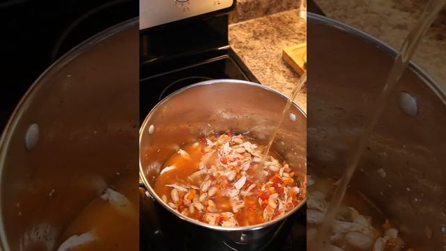 Tuscan Style Creamy Chicken Soup #Shorts