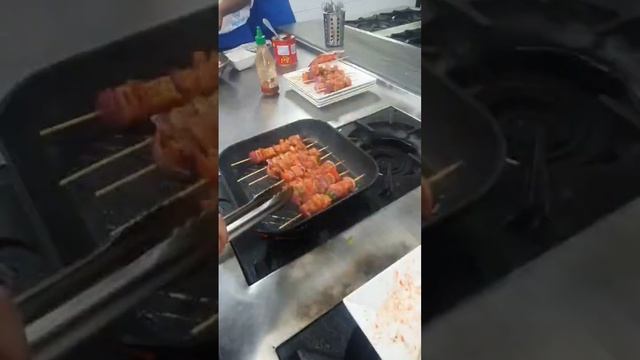 Restaurant style chicken shashlik #viralshorts #trending