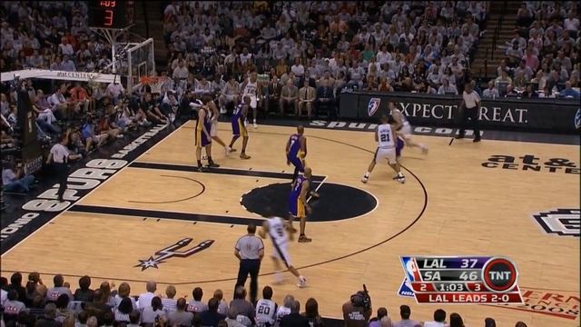 2008 NBA WC Finals Game 3. San Antonio Spurs vs Los Angeles Lakers