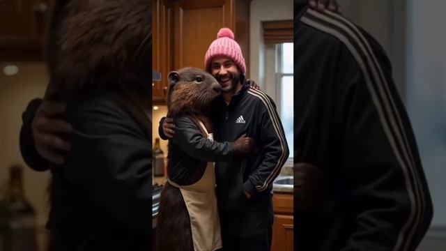 Сижу с бобром за столом