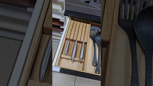 Лотки для столовых приборов из дерева