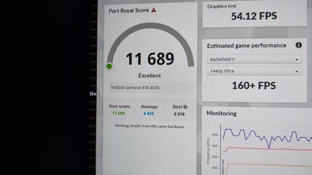 RTX 4070 PNY XLR8 IC test suite / набор тестов