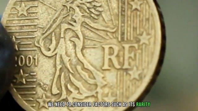 France 50 Euro cent 2001 coin worth more than you think!Fifty Euro cent Coins Worth money!