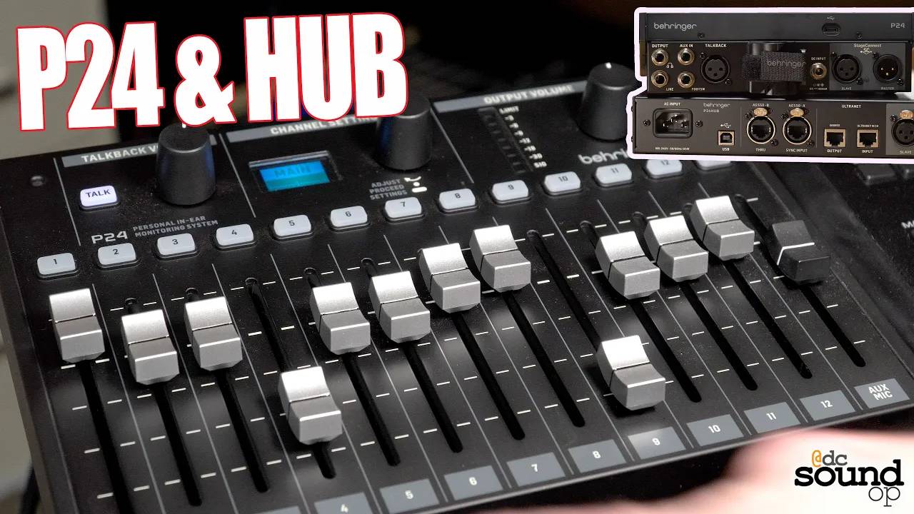 Behringer P24 and P24 Hub: Personal Monitoring System First Look