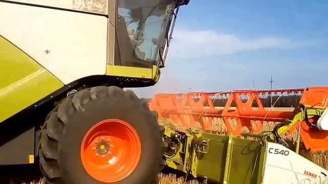 Żniwa 2016 Claas tucano 320 Bizon Rekord z 058 NH T6 Zetor Forterra