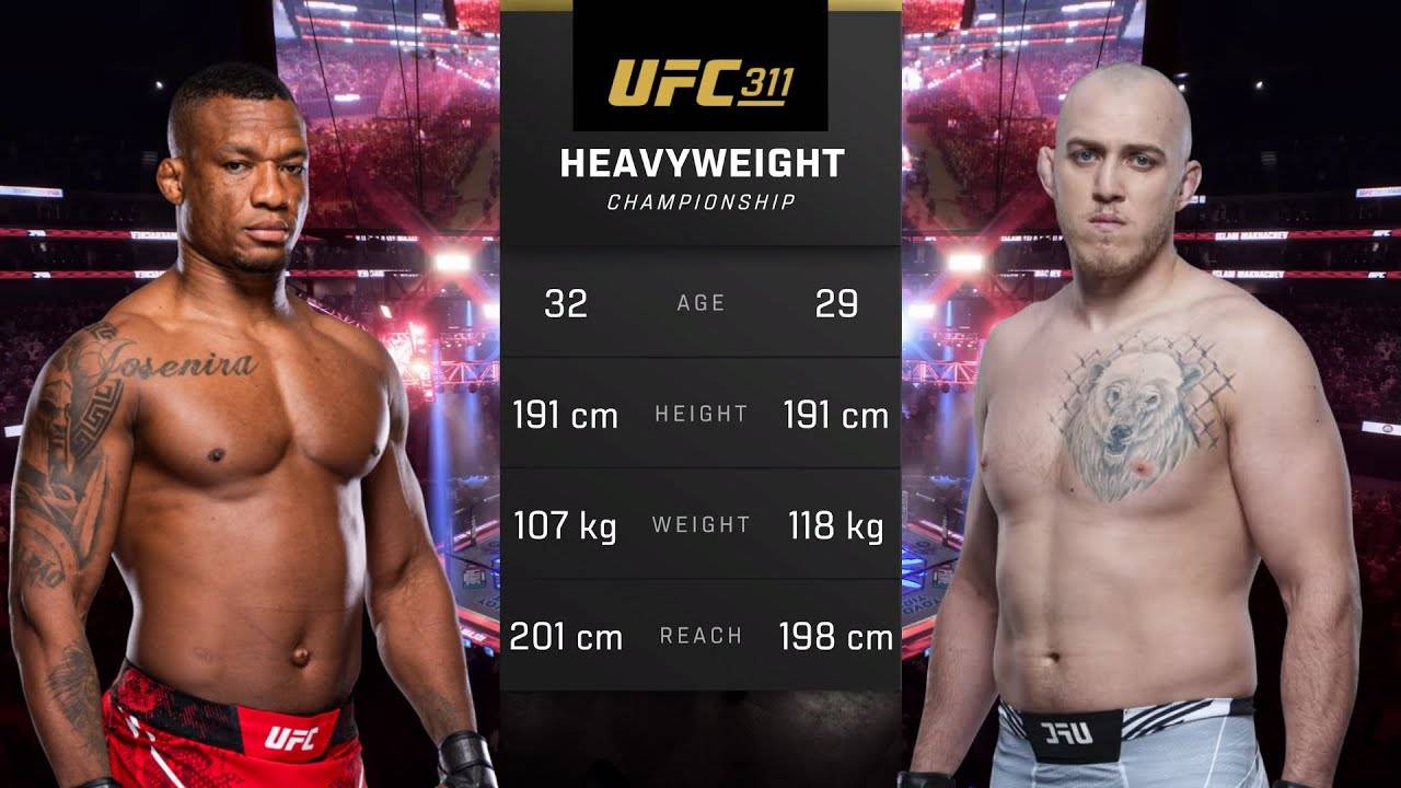 Жаилтон Алмейда vs Сергей Спивак Полный бой - UFC 311 (UFC 5)