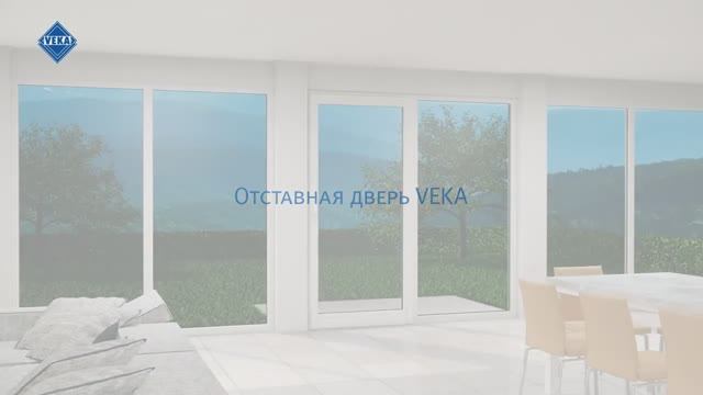 Отставная дверь VEKA
