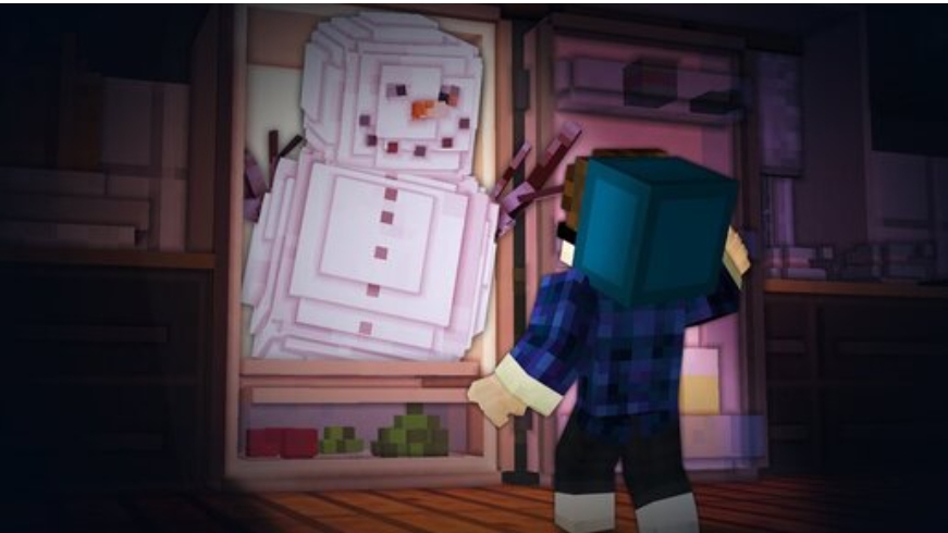 ОЧЕНЬ СТРАННЫЙ СНЕГОВИК - Страшилки Minecraft