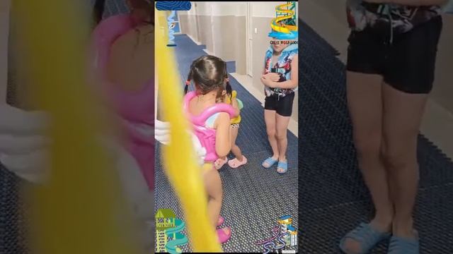а аквапарк с детьми пришли