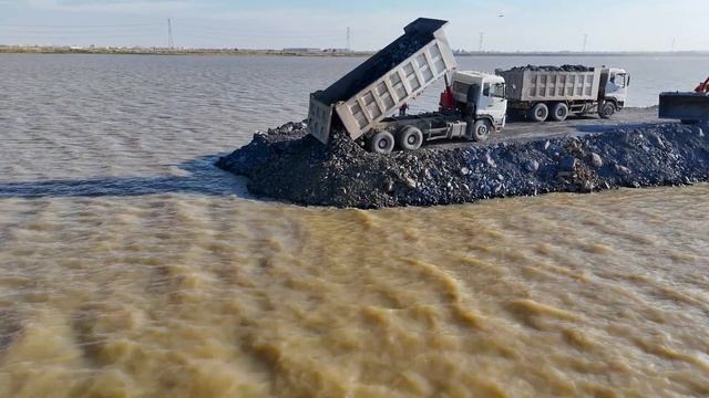 Строительство, дорога через озеро , продолжение обзоров