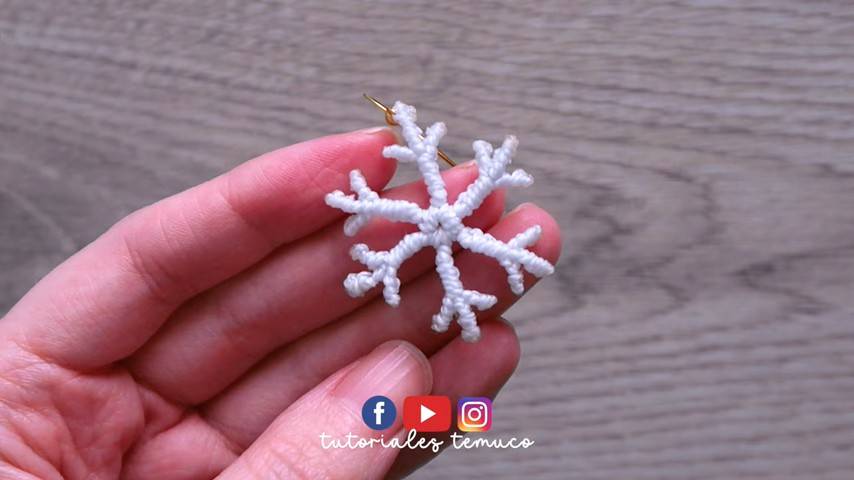 COPO de NIEVE para NAVIDAD fácil ❄️🎄 ✨ Paso a Paso | Macrame Christmas DIY