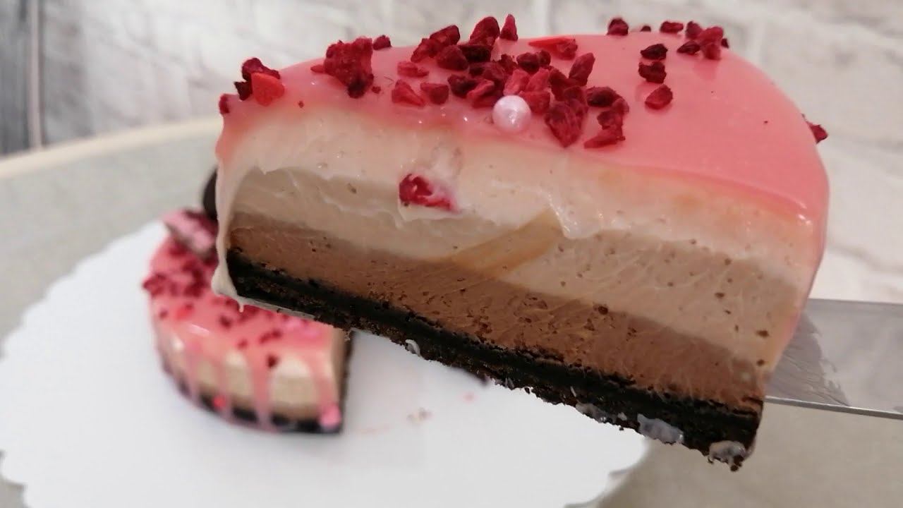 Чизкейк "Три шоколада" с выпечкой/потрясающая текстура/невероятно вкусный