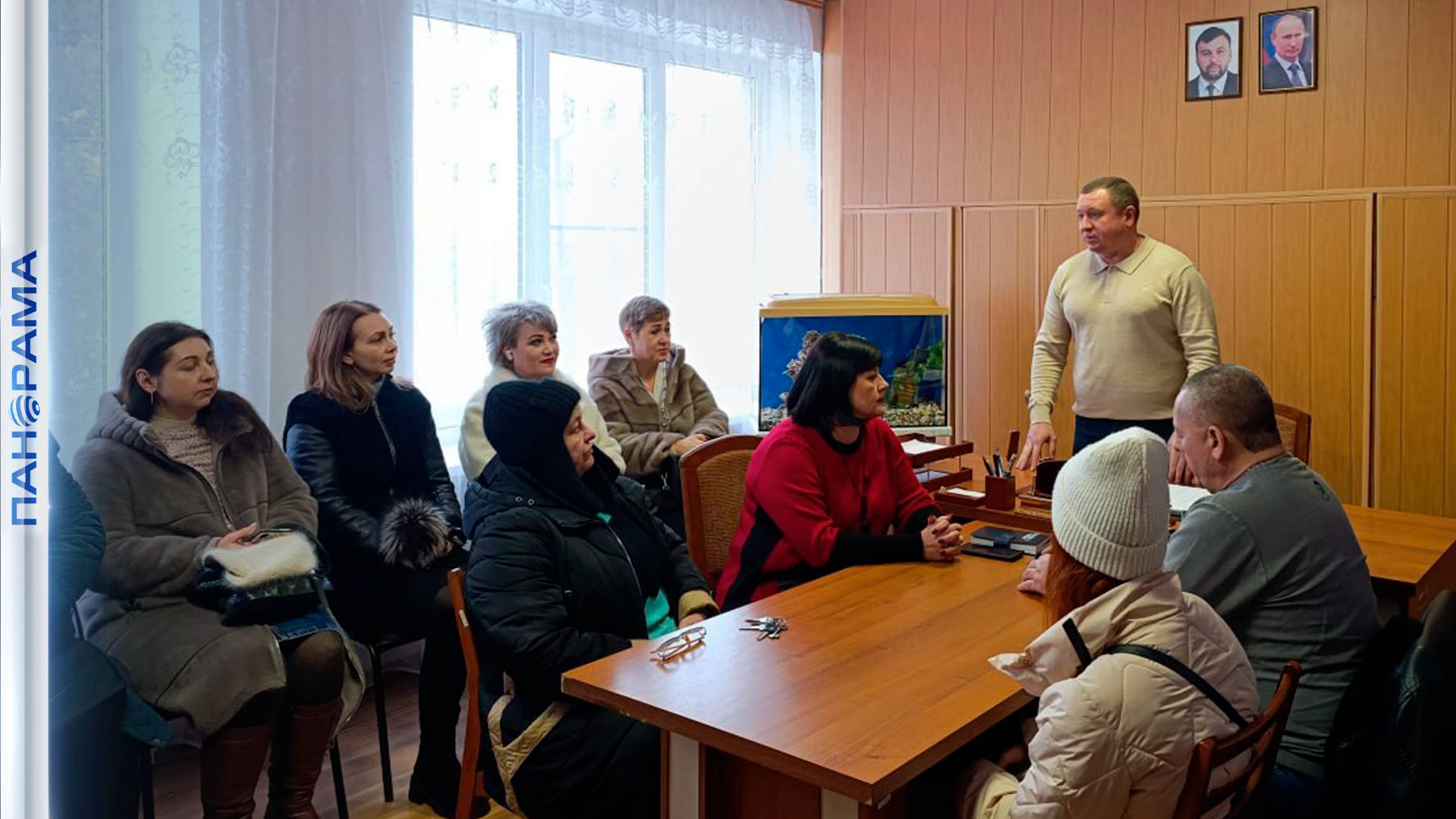 Встреча главы администрации г.о. Снежного Сергея Ермакова с гражданами!