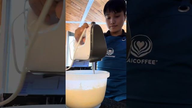 Quá trình làm Machiato  tại Kai Coffee 139 Nguyễn Thái Bình Quận1 tp HCM