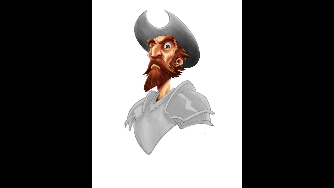 iPad Pro + Procreate Speed Paint | "EL Quijote" | Denis Espinoza