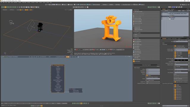 Modo _ Octane Render_ Contact Shadow using Black Layer Shadows AOV