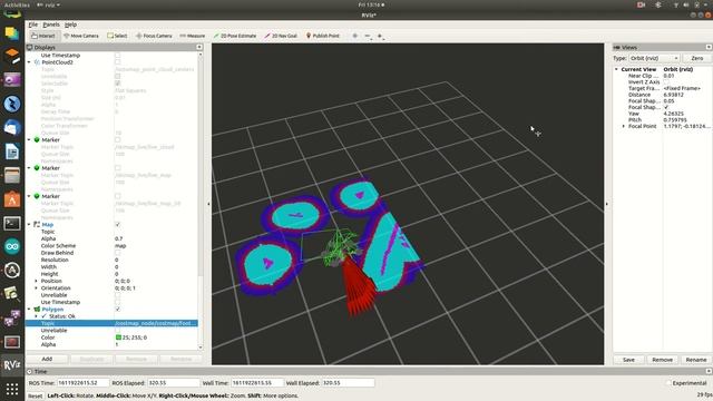 drone costmap using a depth camera