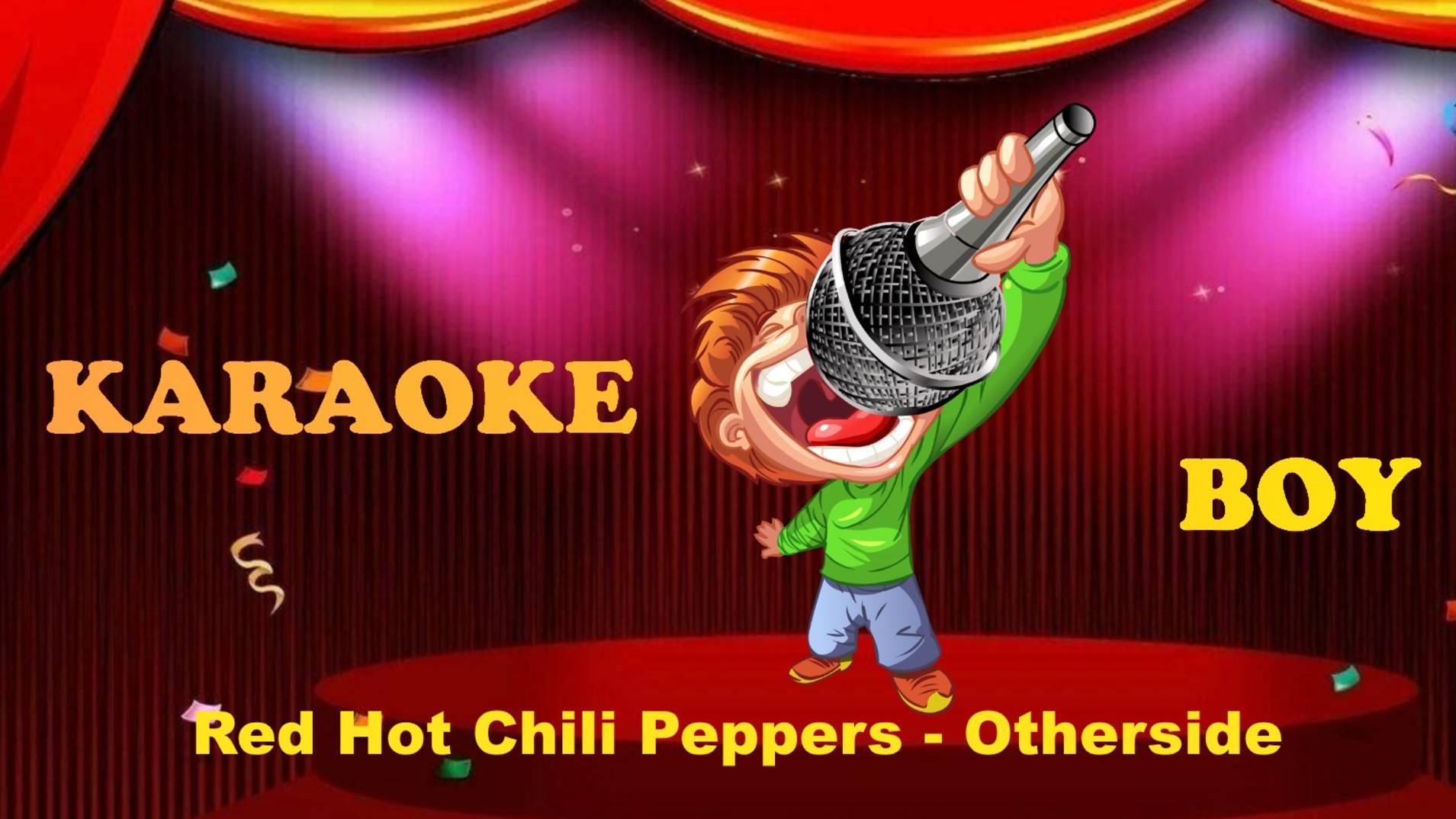 Red Hot Chili Peppers - Otherside (Караоке версия) Караоке Бой - Karaoke Boy