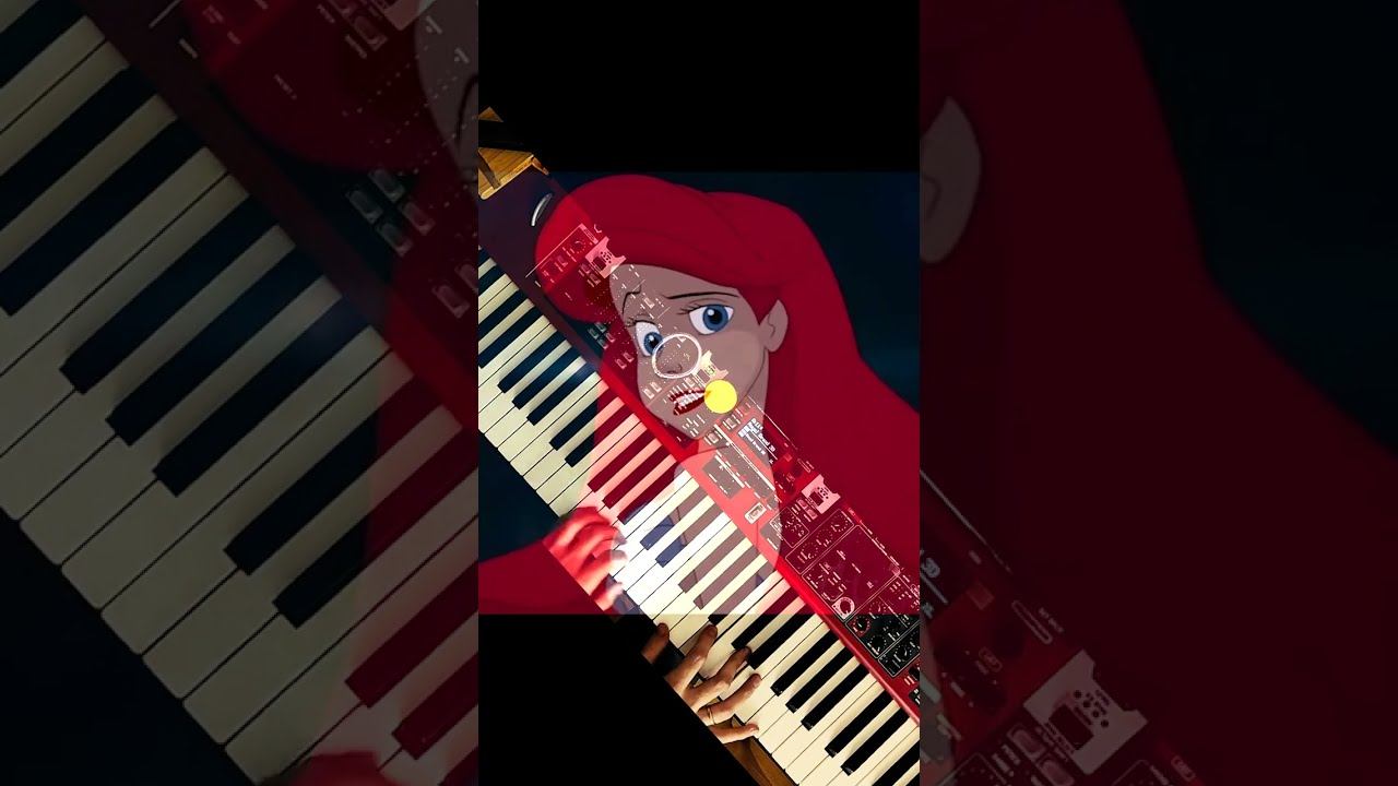 Part of your world from Mermaid on piano /песня Весь Этот Мир из м/ф Русалочка на фортепиано