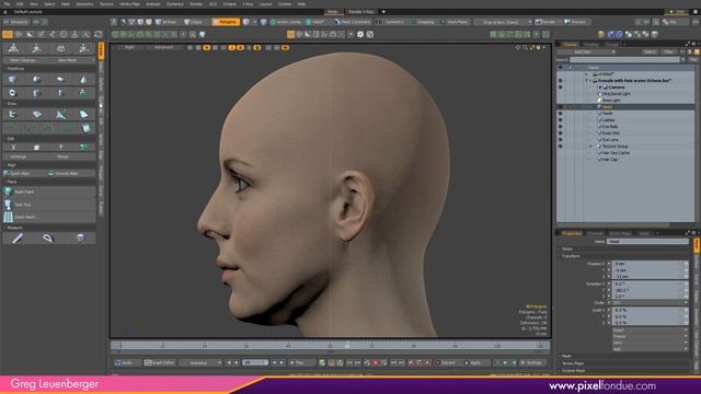 MODO _ Octane 2020 new Hair Material