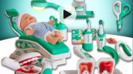 Распаковка игрушек. Игровой 6абор стоматолог