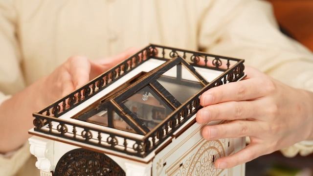 Уголок знакомств - 3D конструктор Robotime Книжный уголок - ночник бук нук 146 дет 18 *11*24 см