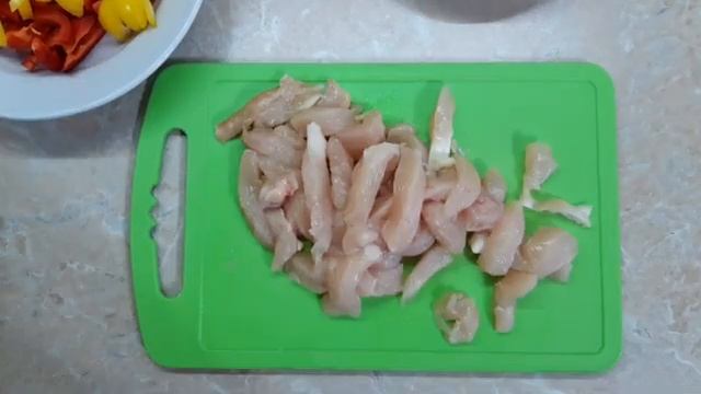 Фунчоза с курицей и овощами пошаговый рецепт