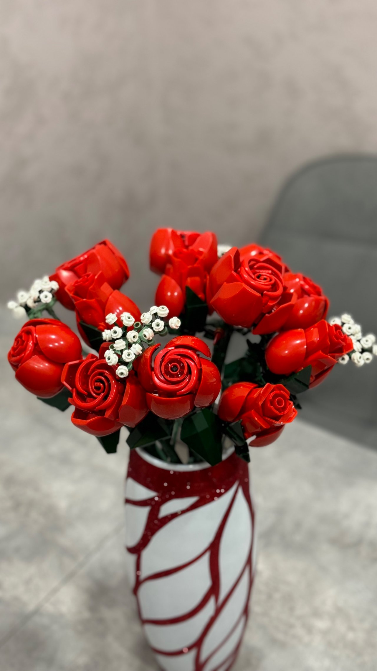 Сборка конструктора - Букет Красных роз