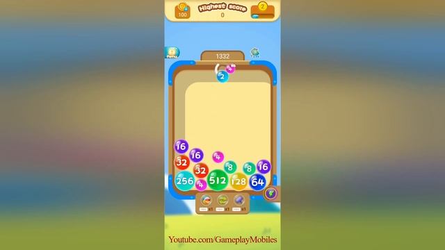 2048 Bubble Merge - Gameplay Walkthrough