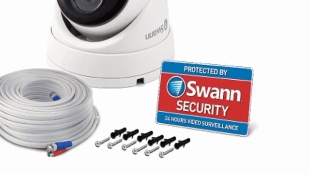 Swann Indoor/Outdoor Home Security Camera,Infrared Night Vision,BNC Wired Add to DVR, SWPRO-1080MSD