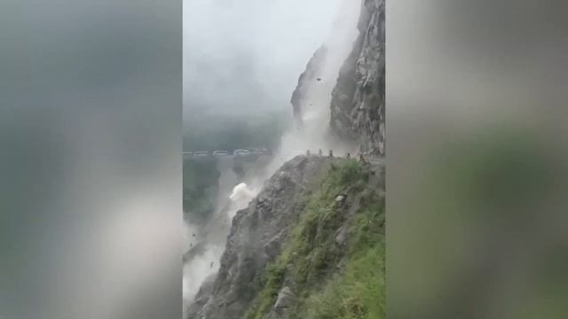 Himachal Pradesh disaster: Giant landslide devours houses in India