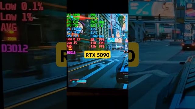 Cyberpunk in RTX 5090 --- INSANE🔥🔥💥 #5090