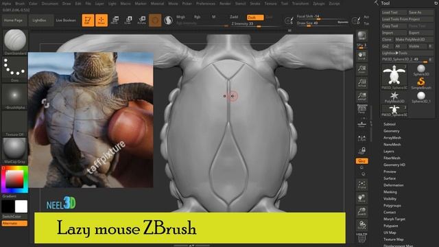 ZBrush_ Lazy Mouse _ Quick Tips _ Tutorial for beginners