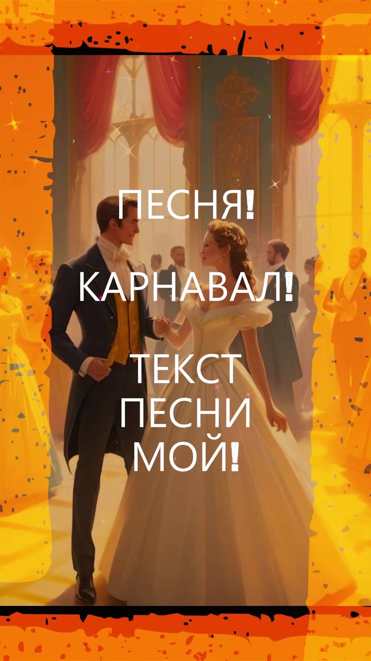 ПЕСНЯ! КАРНАВАЛ!#песня#музыка#карнавал#золушка#новинка