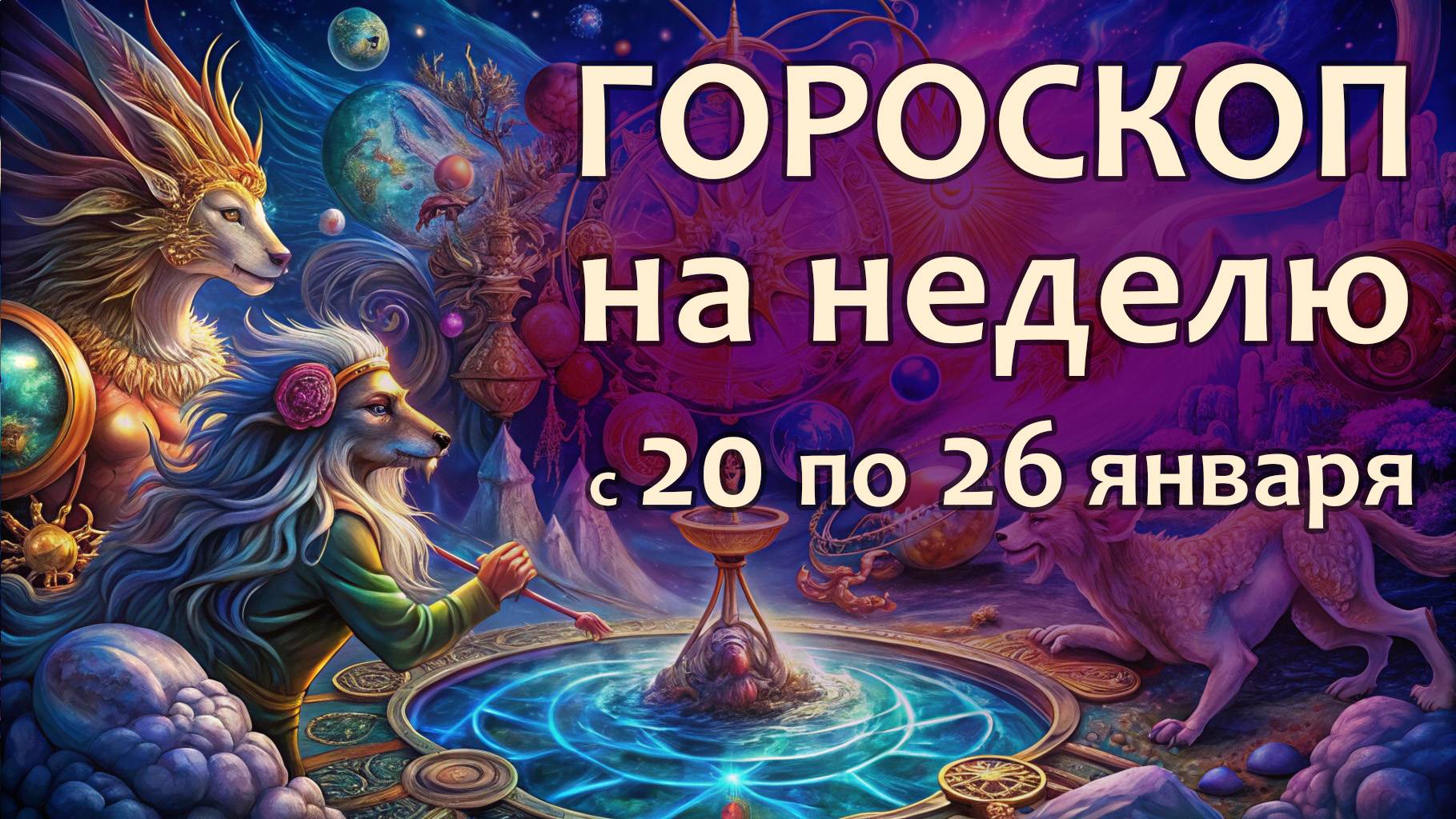 Гороскоп на НЕДЕЛЮ с 20 по 26 января 2025 года