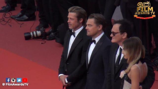 Cannes 2019 Red Carpet - Brad Pitt, Leonardo DiCaprio, Margot Robbie & Quentin Tarantino