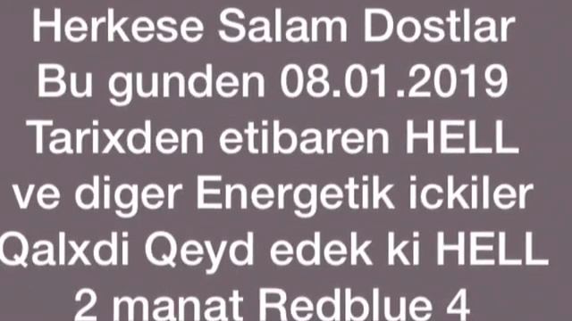 HELL 2 Manat Oldu - Bütün Enerji İçkileri 2 Qat Bahalaşdı !!! 😱😱