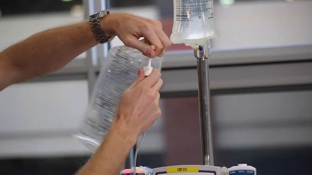 Changing IV Solution Bags