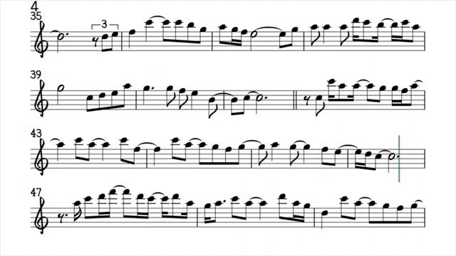 Hey Jude by The Beatles Alto Sax Lower Key Sheet Music Backing Track Play Along Partitura_270p_360p