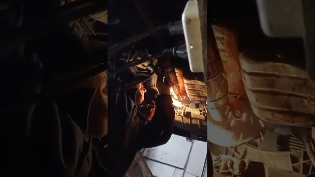 замена гофры глушителя