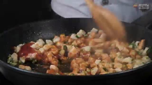 Буррито с курицей и рисом пошаговый рецепт