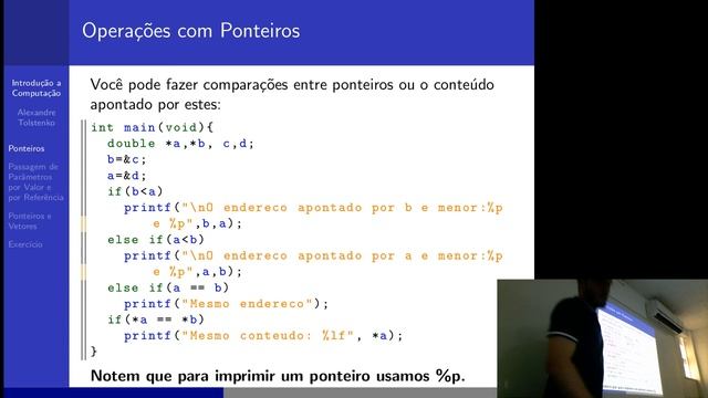 Programação Aula 12 Ponteiros
