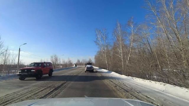 Покатаемся по городу. Челябинск. (таймлапс) 17.01.24.Danekoo1