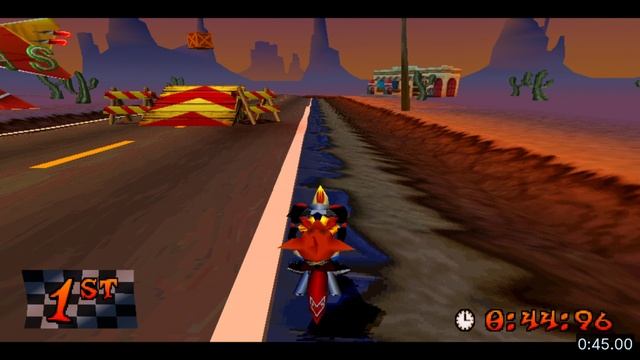 Crash Bandicoot: Warped | Платина - Бег на время | Orange Asphalt