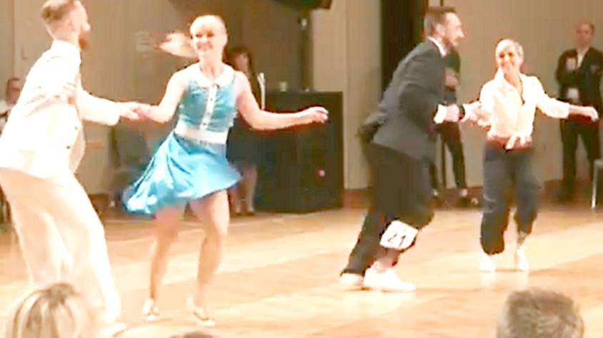 Boogie Woogie European Championship 2019 Semifinal - Sondre & Tanya. Танцы