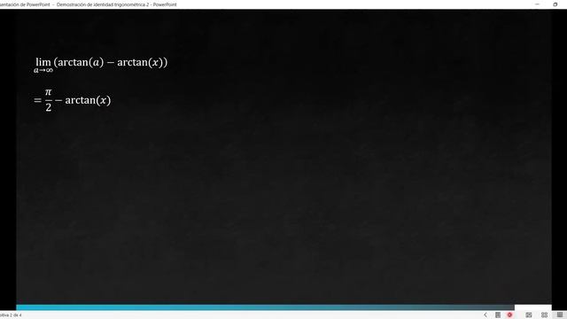 Demostrar que arctan(x)+arctan(1/x)=pi/2 si x es mayor que cero.