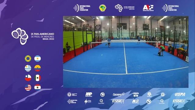 IX PAN-AMERICANO DE PADEL DE MENORES 2022 - QUADRA 1 - NAÇÕES - ARGENTINA X MÉXICO - 21/10/22