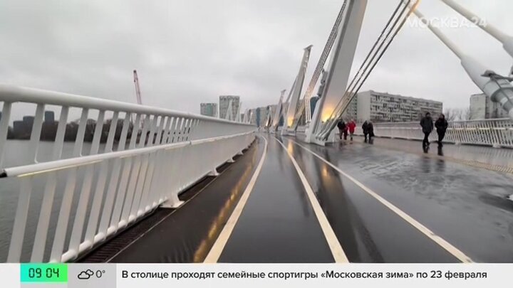 Еще четыре пешеходных моста возведут в Москве в ближайшие три года