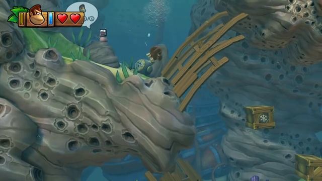 DONKEY KONG COUNTRY: TROPICAL FREEZE ~ 1-2 Shipwreck Shore - No Commentary 1AI